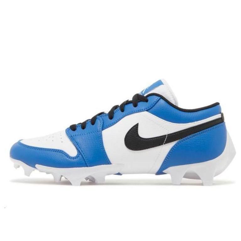Air Jordan 1 Football Cleats Low TD 'Royal Blue White' FJ6245-104 Signature Shoe