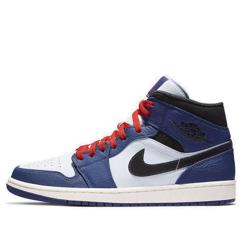 Air Jordan 1 Retro Mid SE 'Deep Royal Blue' 852542-400 Classic Sneakers