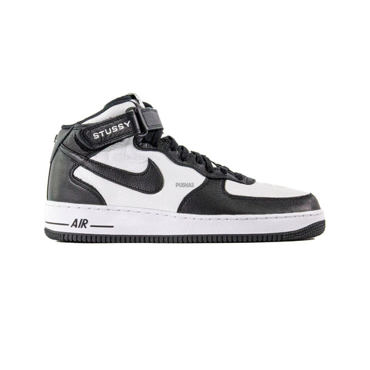 Air Force 1 Mid Stussy 'Light Bone Black' (2022)