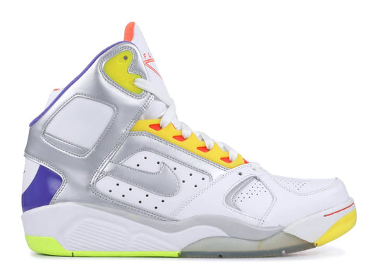Air Flight Lite High White/Metallic Silver Hyper Grape (WORN)