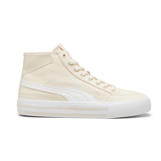Court Classic Vulcanized Mid Formstrip Lace Up Sneakers