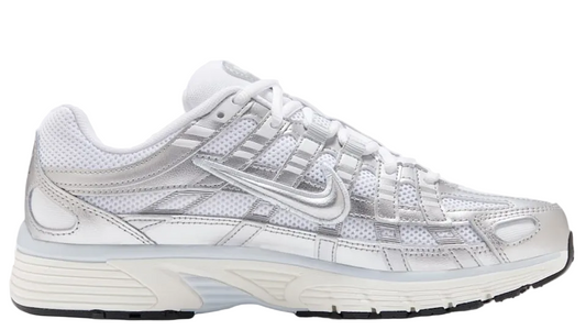 P 6000 White Blue Tint Sail Metallic Silver (Women's)
