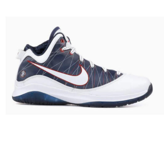 LeBron 7 PS 'P.S. White / Navy' (2010)