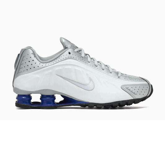 Shox R4 'Metallic Silver Deep Royal Blue