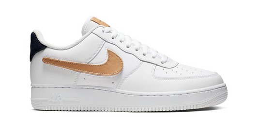 Force 1 Low Removable Swoosh Pack White Vachetta Tan