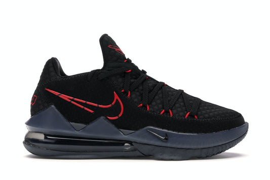 LeBron 17 Low Black Red Dark Grey