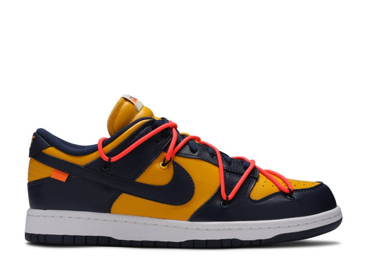 Dunk Low Off White University Gold Midnight Navy